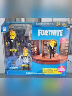 New in factory sealed box rare Fortnite Agents Room, Agent Peely Shadow & Agent
